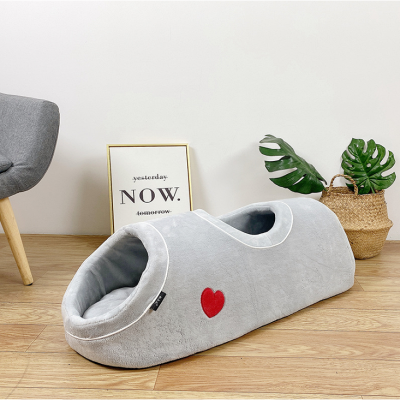Cat House Bed with Removable Cushion Pad Cozy Kitten Cave Cute Pet Tent Beds for Cats Puppy Small Dogs