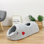 Cat House Bed with Removable Cushion Pad Cozy Kitten Cave Cute Pet Tent Beds for Cats Puppy Small Dogs