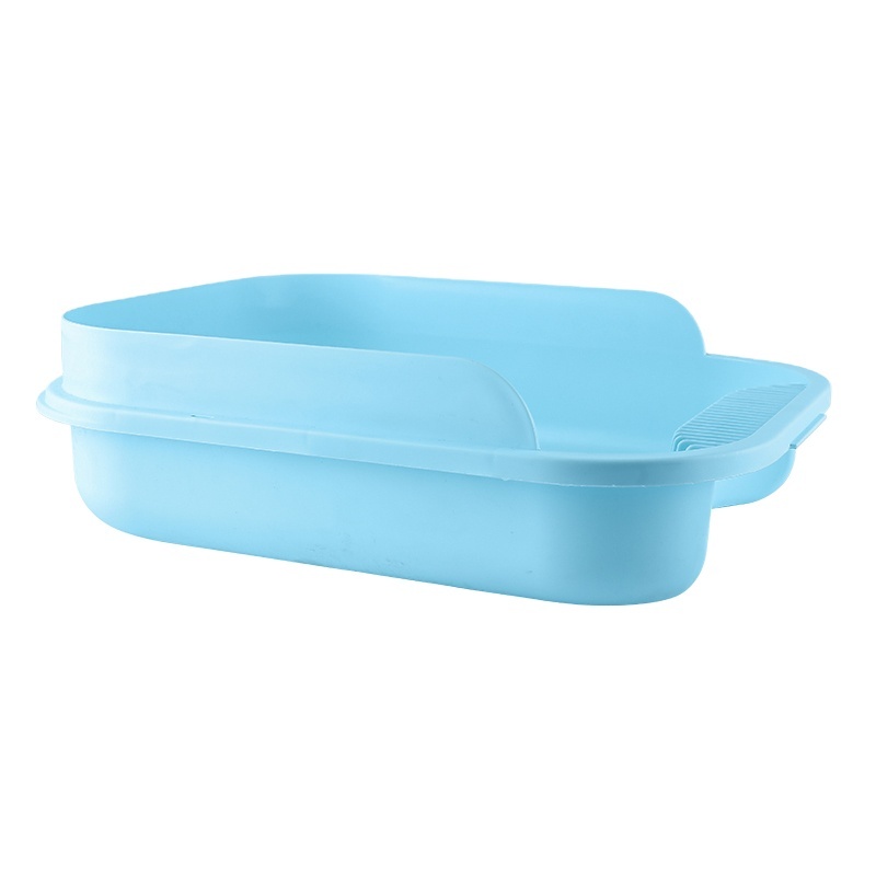 Cat Litter Box with Lid,Top Entry Kitty Sifting Litter Box Kitten Toilet for Cats,Enclosure Cat Litter Pan with Mat No Smell