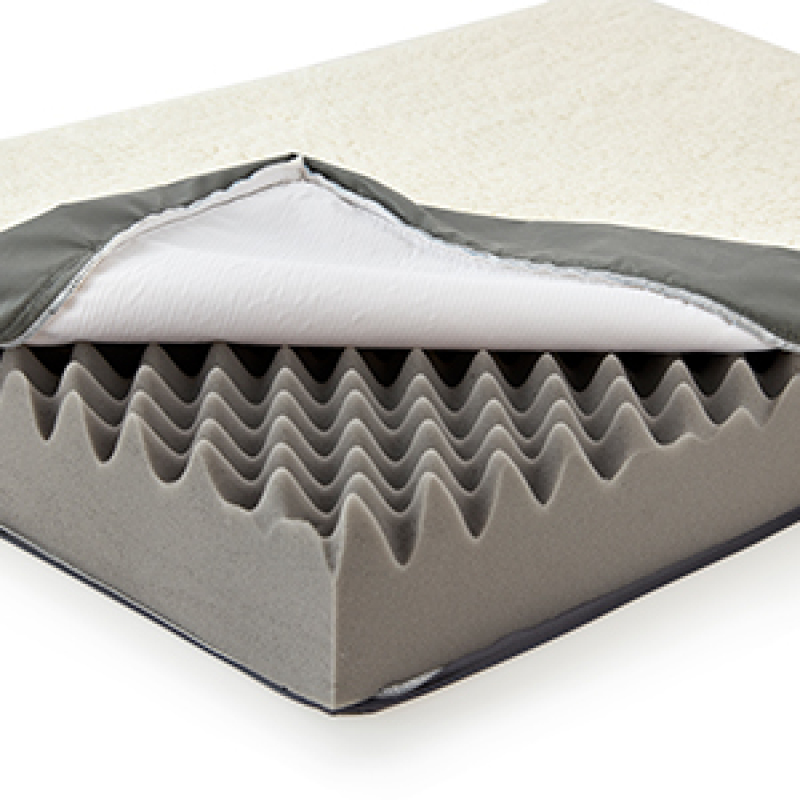 Orthopedic Dog Bed for Large Dogs - Memory Foam Waterproof Dog Bed for Crate with Removable Washable Cover and Nonskid Bottom