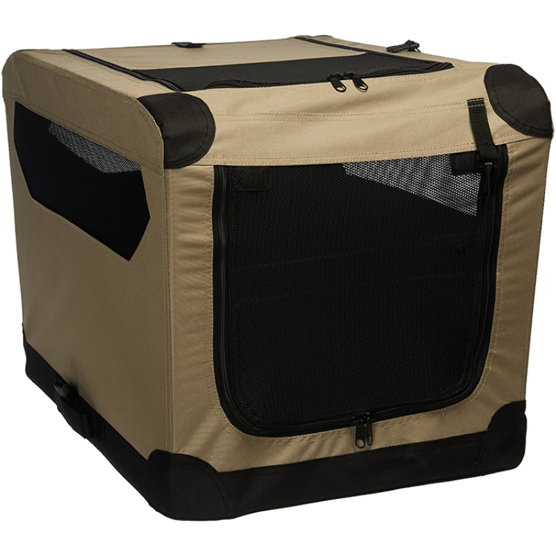 Premium Folding Portable Soft Breathable  Collapsible Dog Crate for Indoor and Outdoor for Dog and Cat