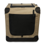 Premium Folding Portable Soft Breathable  Collapsible Dog Crate for Indoor and Outdoor for Dog and Cat