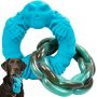 Dog Toys for Aggressive Chewers Large Breed, Indestructible Interactive Tough Dog Chew Toys for Medium Large Dogs, Non-Toxic Nat
