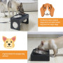 Large Dogs Stainless Steel Elevated Dog Bowls with Stand
