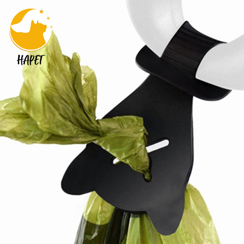 Dog Poop Bag Holder Leash Waste Carrier Holder Bicycle Pets Hands Free Dog Poop Bag Silicone Holder Leash Dispenser Accessory