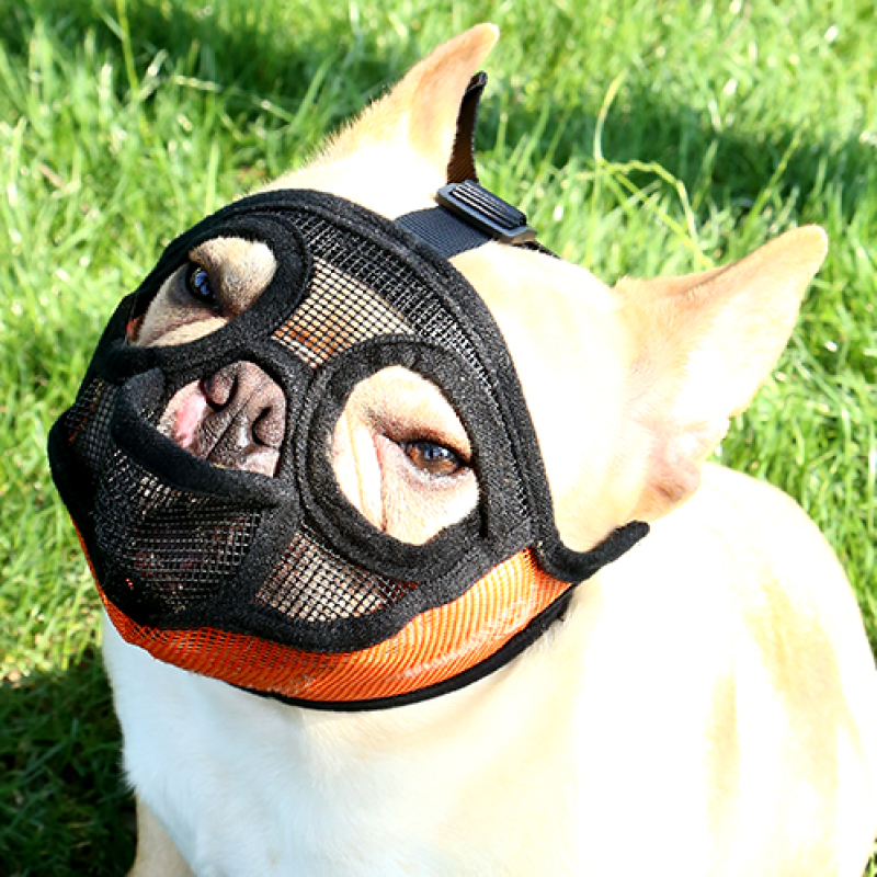 Anti Bite No Bark Dog Mouth Cover Mask Breathable Mesh Pet Dog Muzzle Dog Prevent Bite Eating Bark Cover