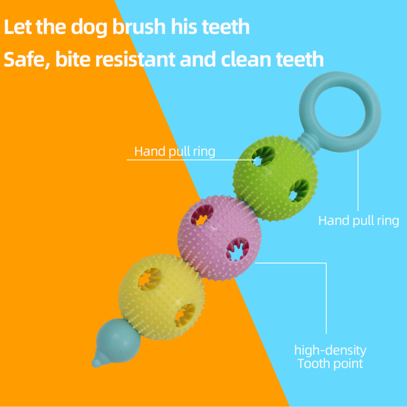 Silicone Chew toys for Pet Dog Teeth Cleaning