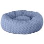 Pet Beds for Dogs Cats Curly Fur Bolster Dog Bed Removable Cover Cozy Dog Donut Bed