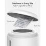 Preservation with Stainless Steel Bowl Automatic Cat Feeder Pet Dry Food Dispenser Triple