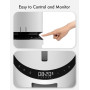 Preservation with Stainless Steel Bowl Automatic Cat Feeder Pet Dry Food Dispenser Triple