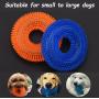 Durable Dog Chew Toy with Squeaker for Aggressive Nearly Indestructible 100% Natural rubber ball dog toy