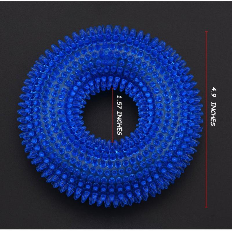 Durable Dog Chew Toy with Squeaker for Aggressive Nearly Indestructible 100% Natural rubber ball dog toy