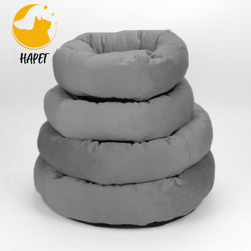 Soft Washable Comfortable Pet Bed Round Nest Sleeping Sofa for Cats and Dogs