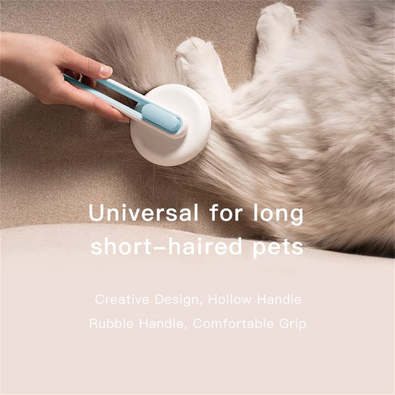 Grooming Self Cleaning Slicker Pet Hair Brush Puppy Kitten Massage Removes
