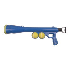Tennis Ball Launcher Gun with 2 Squeaky Balls
