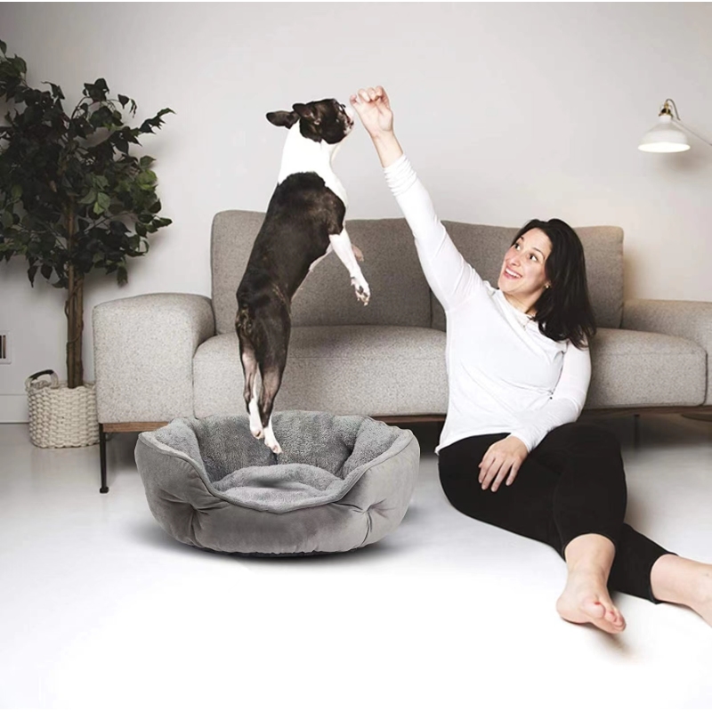 Dog Bed Cat Beds for Indoor Cats Pet Bed Extra Soft Machine Washable