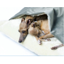 Custom Advanced Designer Anti-slip Warm Polar Fleece pet bed pad dog cat sleeping Bed