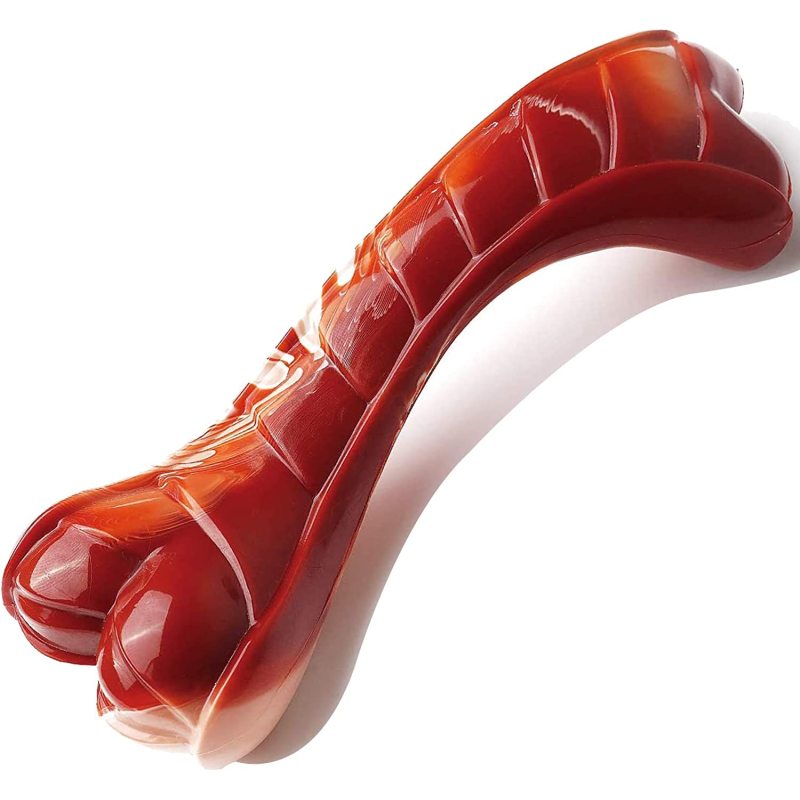 Dog Toys for Aggressive Chewers, Indestructible Durable Dog Chew Toys, Non-Toxic Food Grade Nylon Dog Bone Toy Reduces Boredom