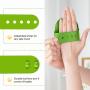 4 Pack Dog Bath Brush Dog Grooming Brush Rubber Comb with Adjustable Ring Handle