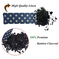 Natural bamboo charcoal remove odors air purifying bag activated bamboo charcoal bag