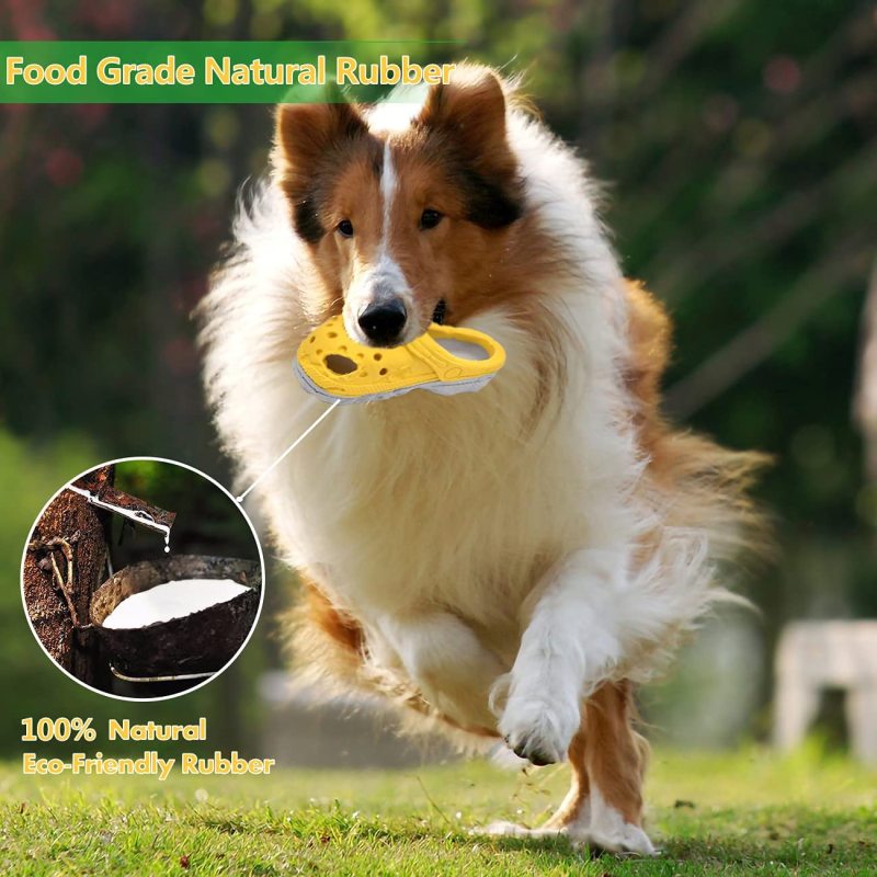 Dog Toys for Aggressive Chewers for Medium Large Breed Indestructible Dog Toys 100% Natural Rubber Teeth Cleaning