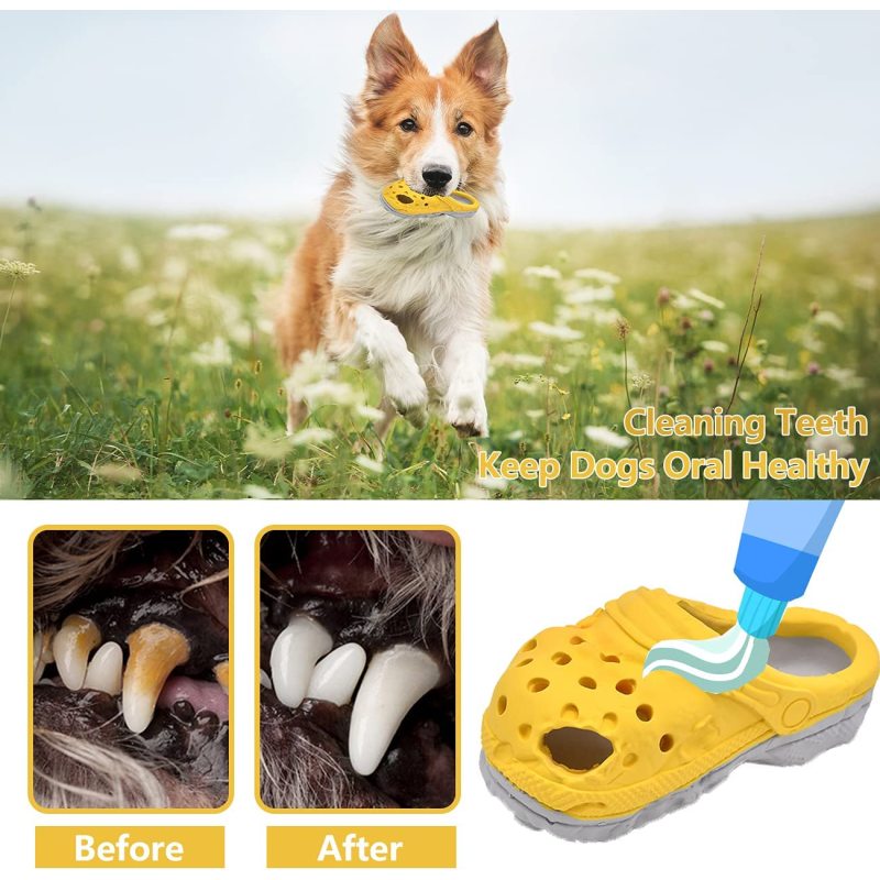 Dog Toys for Aggressive Chewers for Medium Large Breed Indestructible Dog Toys 100% Natural Rubber Teeth Cleaning