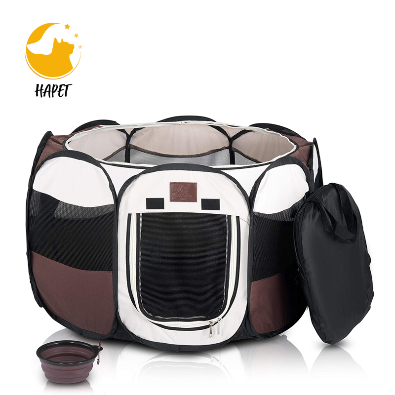 Pet Playpen Foldable Exercise Pet cage Kennel Traveling House for dog and cat Play