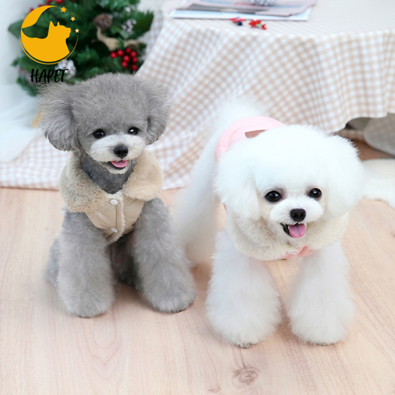 Fleece Lined Warm Dog Jacket Warm Dog Hoodie Puppy Coats with Hooded Cold Weather Pet Apparel Clothes for Puppy