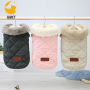 Fleece Lined Warm Dog Jacket Warm Dog Hoodie Puppy Coats with Hooded Cold Weather Pet Apparel Clothes for Puppy