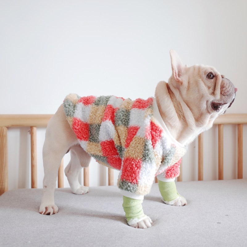 Dog coat Super Soft Fleece Dog Winter Warm Faux fur Clothes Adorable Pet Sweatshirt for Small Medium Dog Cat