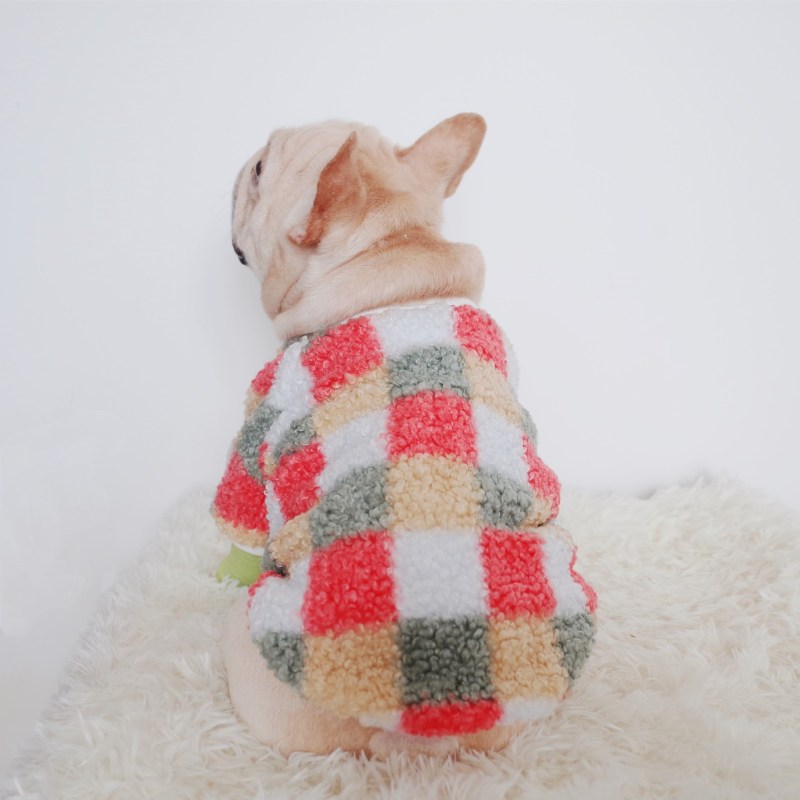 Dog coat Super Soft Fleece Dog Winter Warm Faux fur Clothes Adorable Pet Sweatshirt for Small Medium Dog Cat