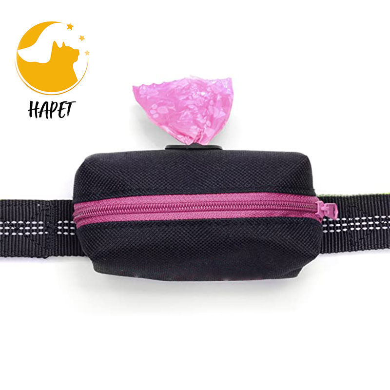 Dog Poop Bag Dispenser Holder 10% to Charity Earth Friendly, Plastic Free Cotton Canvas Dog Poop Bag Holder