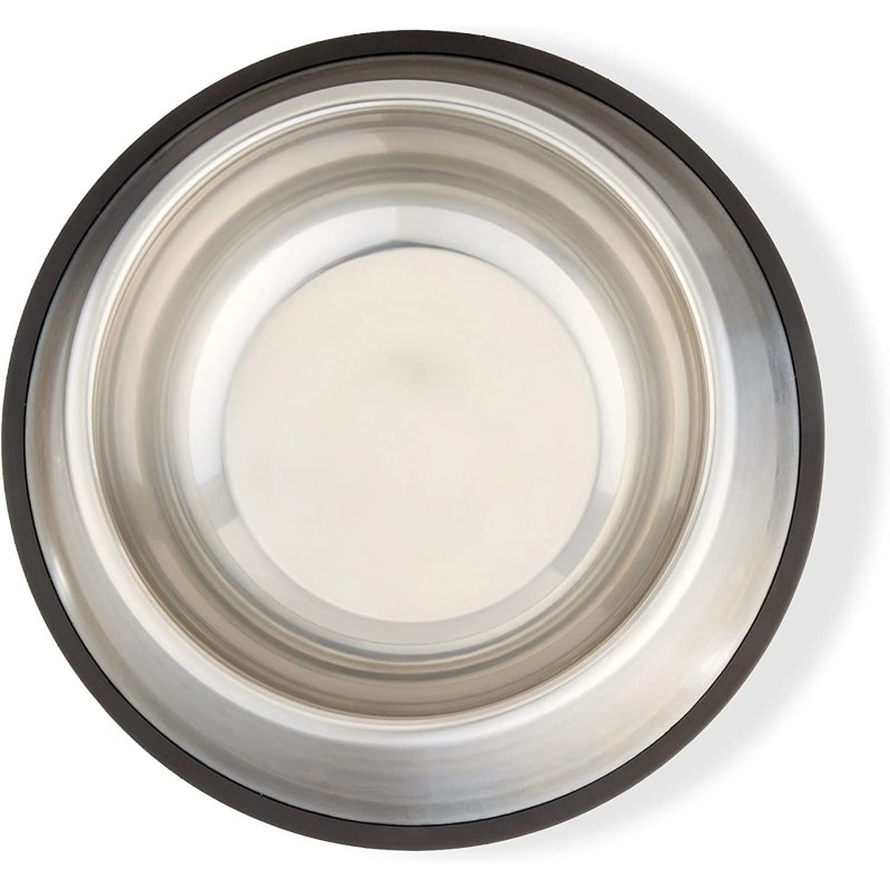 Durable stainless-steel food bowl for puppies, dogs, cats, or kittens