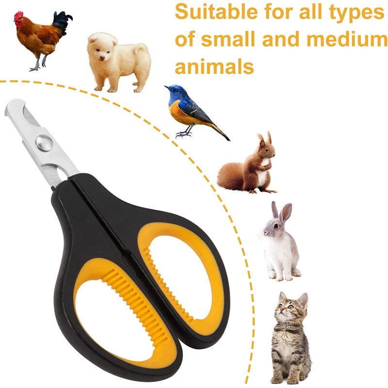 Dog Nail Clippers Trimmers Cat Claw Pet Nail Clippers Professional Ergonomic Anti-slip Small Animals Grooming Tool for Kitten