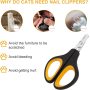 Dog Nail Clippers Trimmers Cat Claw Pet Nail Clippers Professional Ergonomic Anti-slip Small Animals Grooming Tool for Kitten