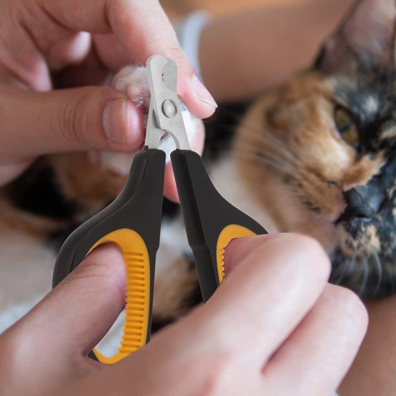 Dog Nail Clippers Trimmers Cat Claw Pet Nail Clippers Professional Ergonomic Anti-slip Small Animals Grooming Tool for Kitten