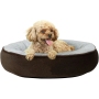 Round Dog Cat Dog Bed with Removable Washable Cover