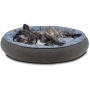 Round Dog Cat Dog Bed with Removable Washable Cover