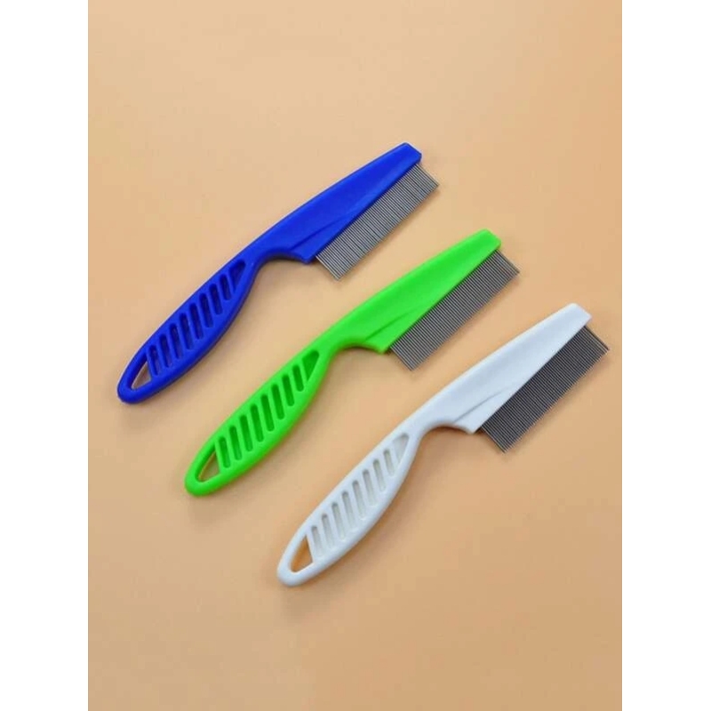 Pet Hair Products Comb Fine Tooth Stainless Steel Needle Flea Wholesale Comb