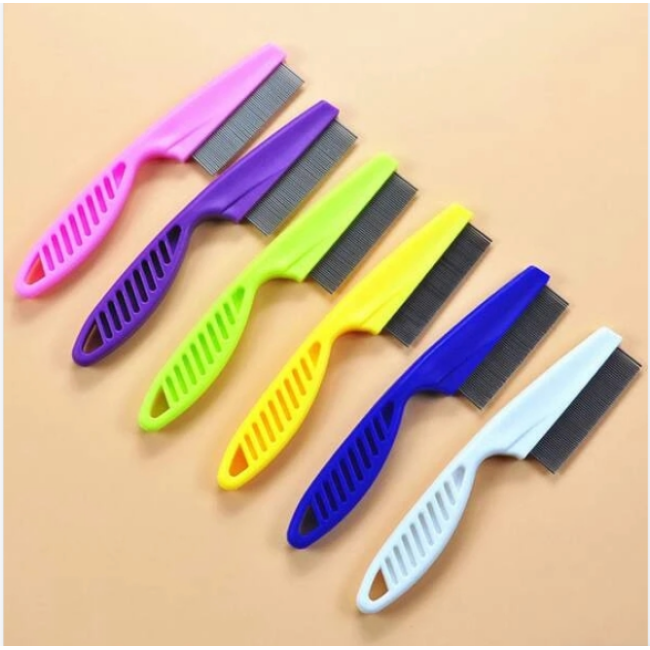 Pet Hair Products Comb Fine Tooth Stainless Steel Needle Flea Wholesale Comb