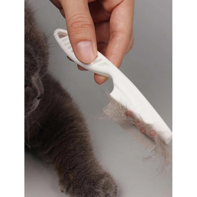 Pet Hair Products Comb Fine Tooth Stainless Steel Needle Flea Wholesale Comb