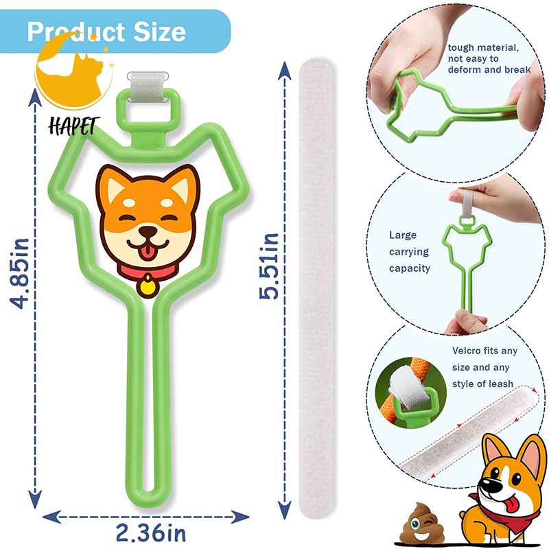 Dog Poop Bag Holder Attaches, Includes , Waste Bag Dispenser and PP Bag