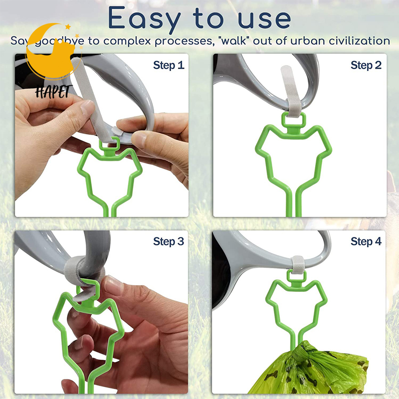 Dog Poop Bag Holder Attaches, Includes , Waste Bag Dispenser and PP Bag