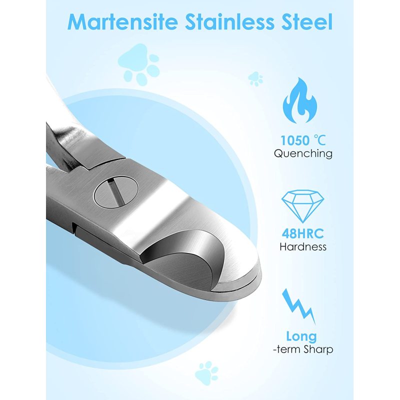 Professional Heavy Duty Pets Dog and Cat Nail Cutter With Pet For Thick Toenail Pets