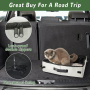 Light Weight Leak Proof Sturdy Prevent Litter Scatter  Travel Collapsible Portable Cat Litter Box with Lid
