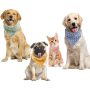 Dog Bandana Polka Dots Dog Kerchief Daily Triangle Bibs, Pink Green Blue Orange Scarfs Pet Birthday Gift, Adjustable