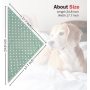 Dog Bandana Polka Dots Dog Kerchief Daily Triangle Bibs, Pink Green Blue Orange Scarfs Pet Birthday Gift, Adjustable