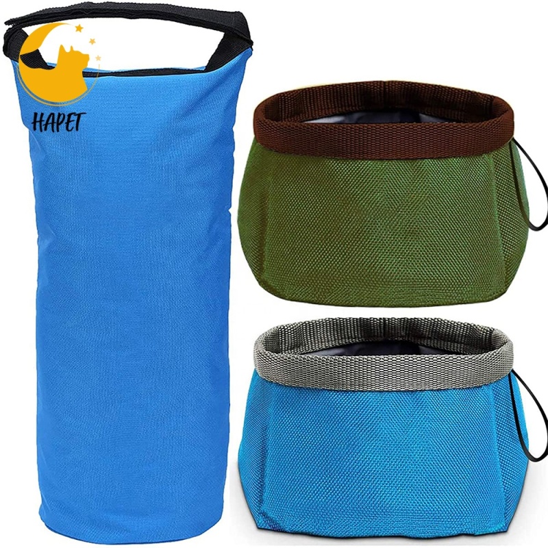 Dog Water Bottle Dog Bowls for Traveling Pet Food Container Collapsible, Outdoor Dog Water Bowls for hiking walking