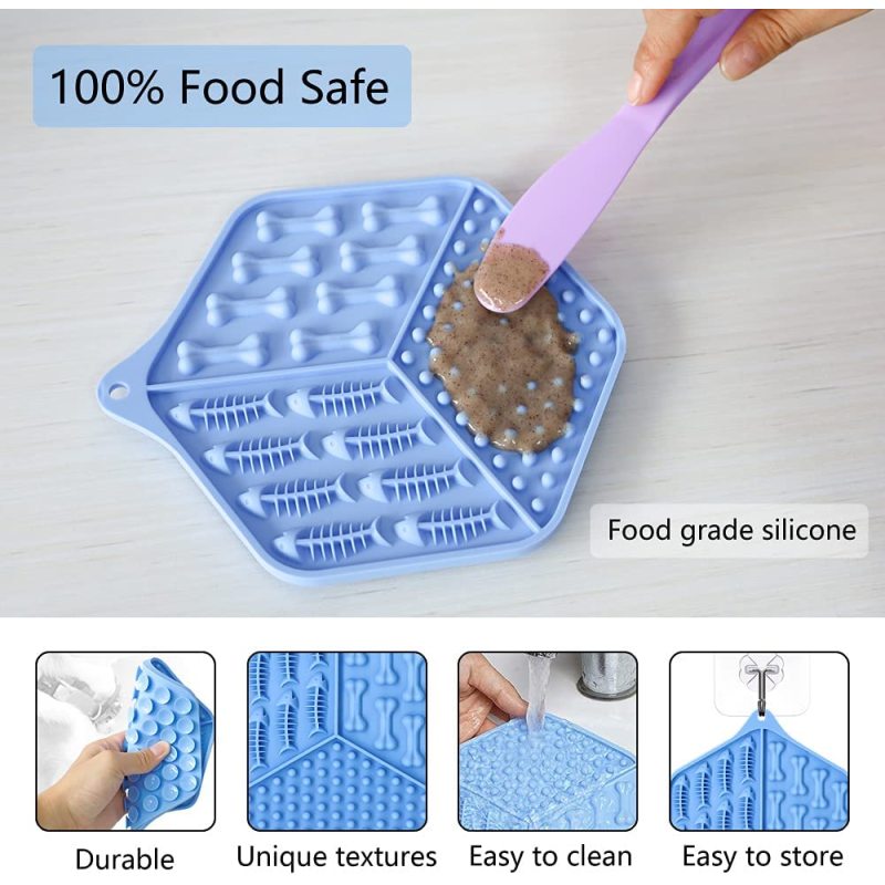 Slow Feeder Dog Bowls & Lick Mats 2 Pack Pet Products