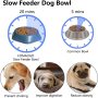 Slow Feeder Dog Bowls & Lick Mats 2 Pack Pet Products